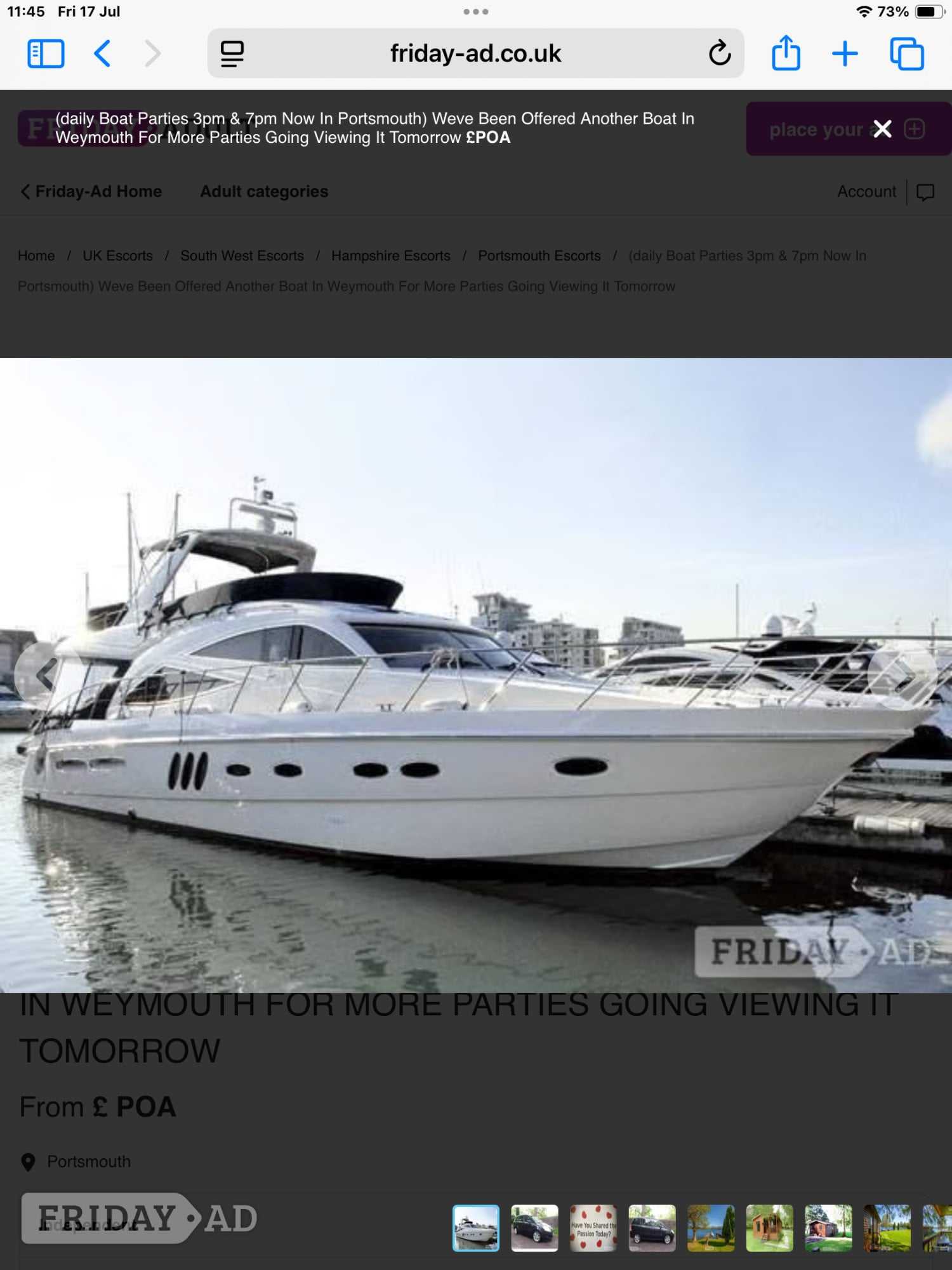 Boat Parties In Portsmouth & Weymouth.                                                                            main image