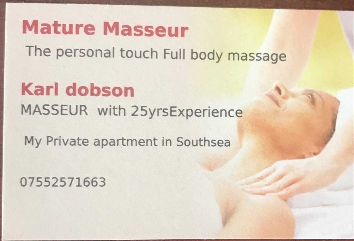 Mature Masseur Offers Full Body Erotic Massage For Females Only*  main image