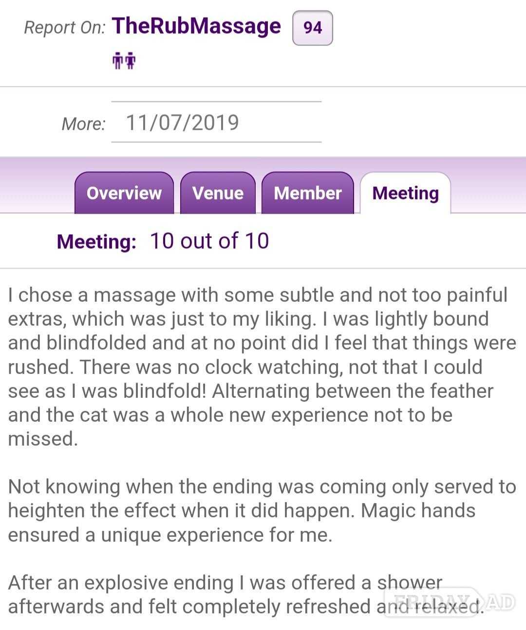 The Rub ... Ultimate Sensual Massage For A Discerning Clientele. main image