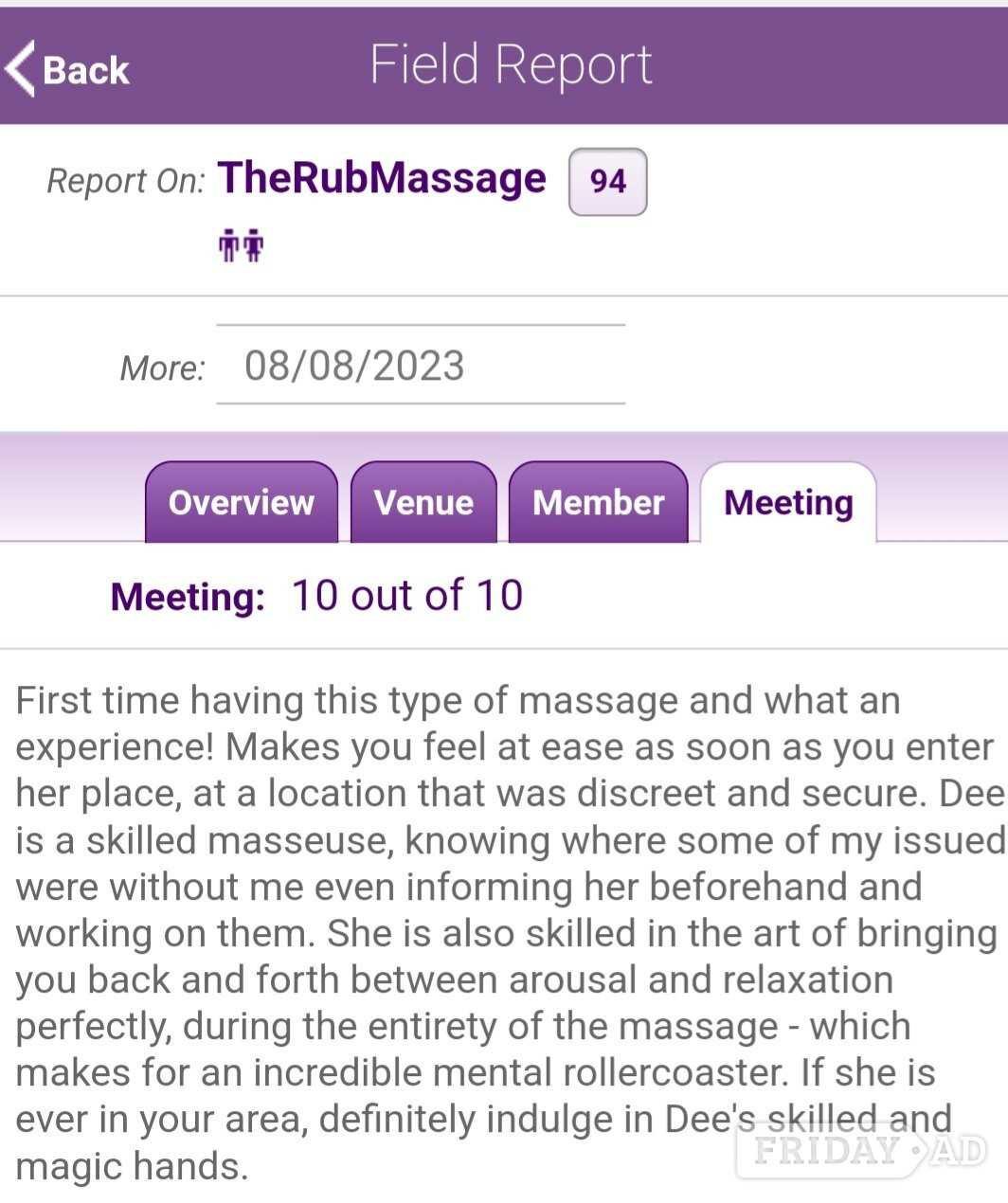 The Rub ... Ultimate Sensual Massage For A Discerning Clientele. main image