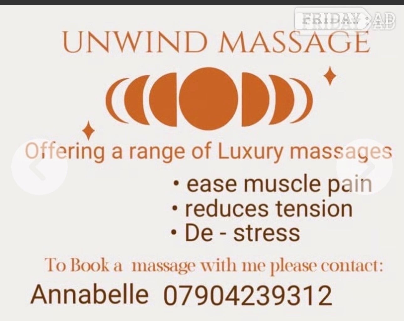 Unwind With Annika For A Relaxing Swedish &  Sensual Massage  backdrop