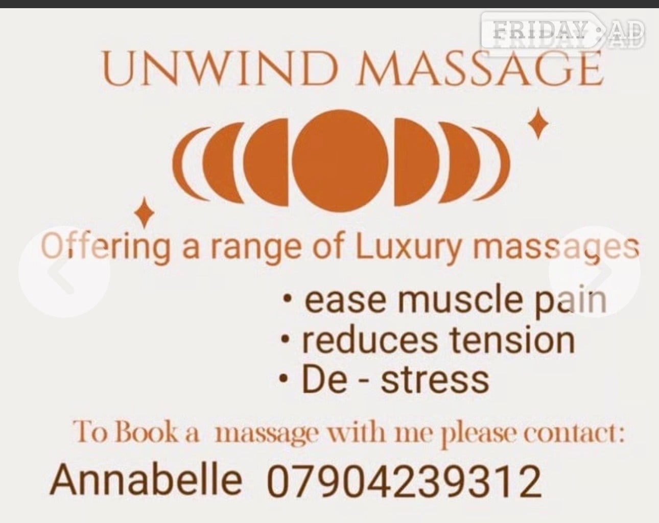 Unwind With Annika For A Relaxing Swedish &  Sensual Massage  backdrop