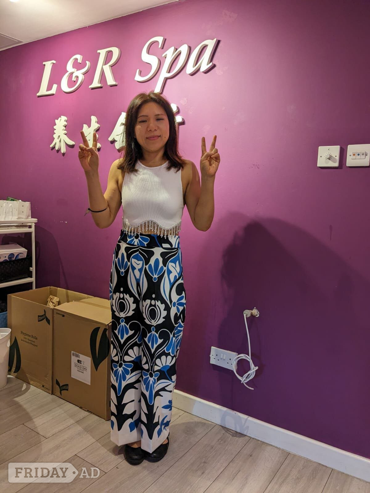Original Well Beling Salon backdrop