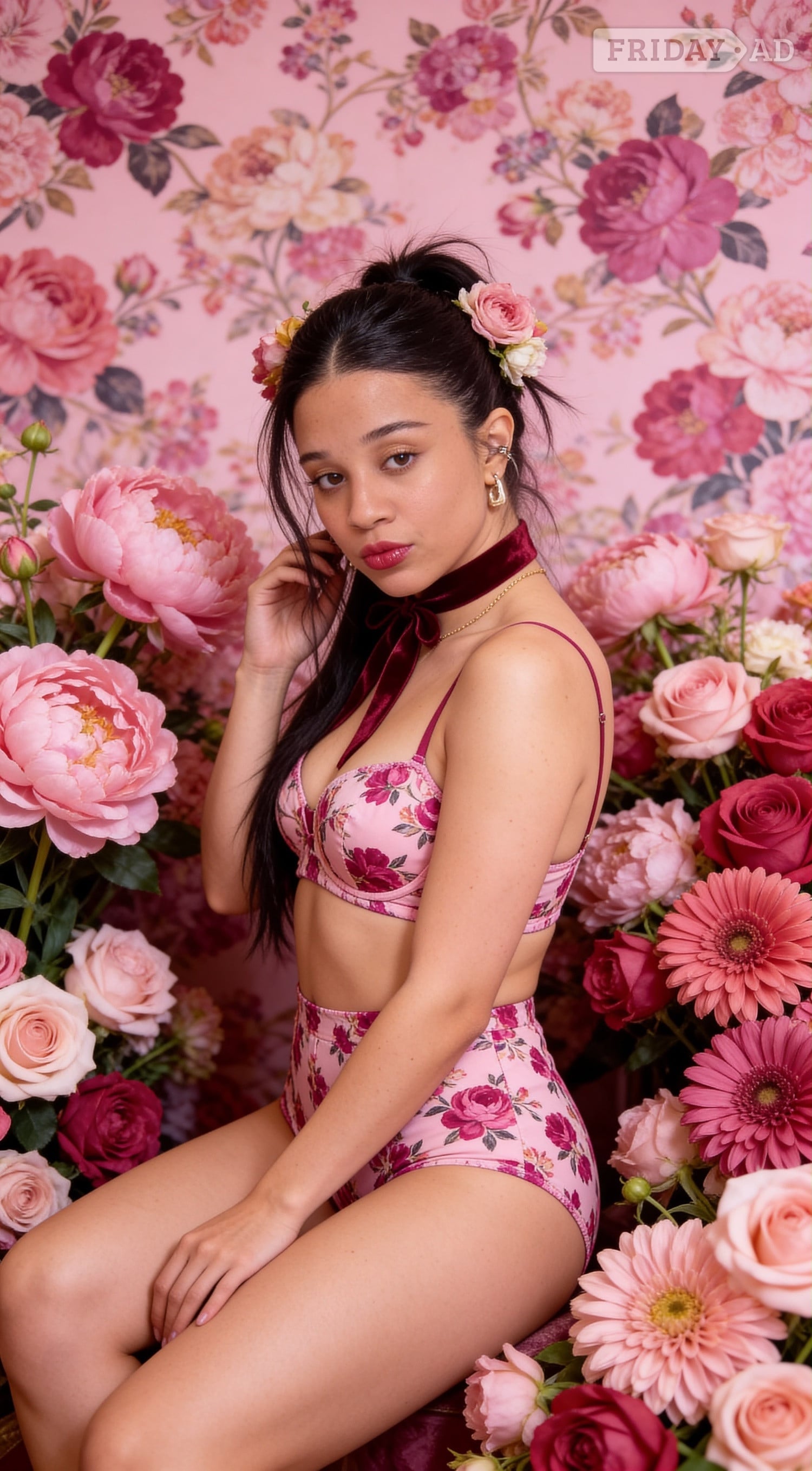 Yina  Sexy  Latina  Babe Party ❤️ backdrop