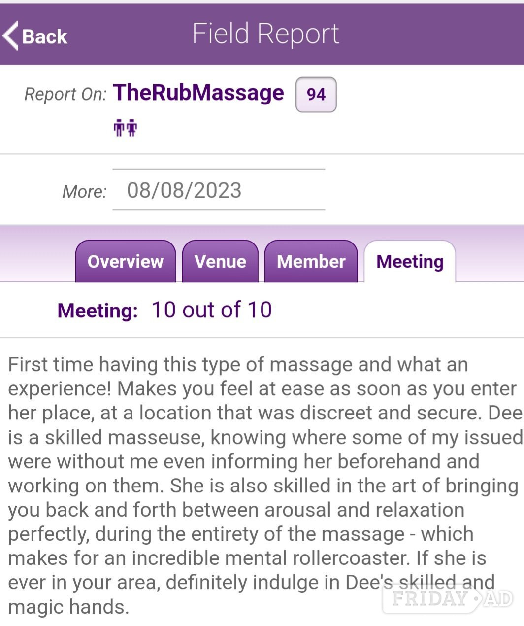 The Rub ... Ultimate Sensual Massage For A Discerning Clientele. backdrop