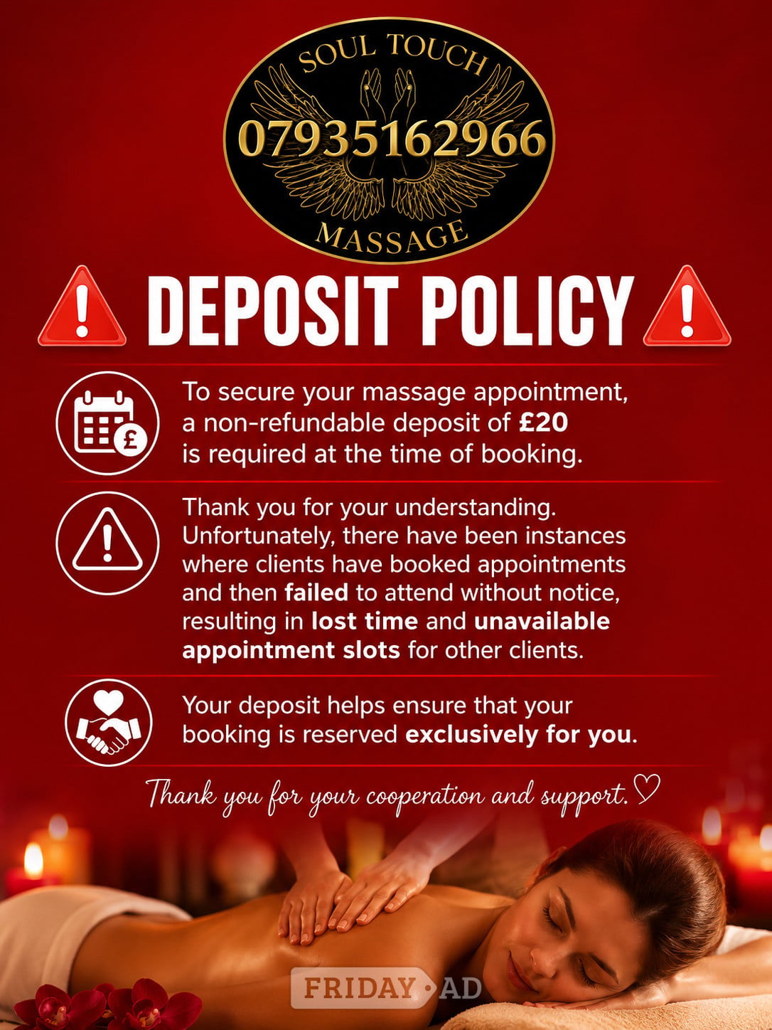 Massage  For Man And Women backdrop