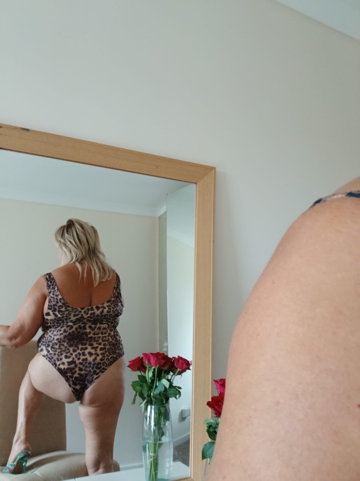 Stunning Mature  Blonde  backdrop