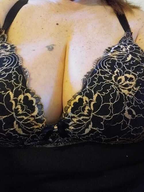 Continental Mature Busty Natural Blonde, Mature gents only!! image
