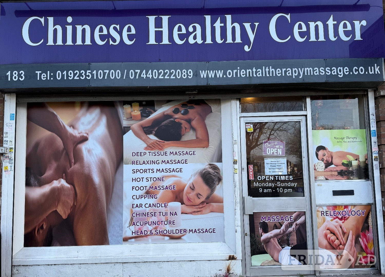 Chinese Healthy Center In Watford  backdrop